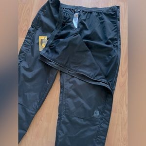NWT Carhartt Men B216 Shoreline Waterproof Breathable Pant XL Black